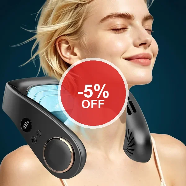 Ventilatore da Collo Silenzioso con USB - Risparmia ora il 5%!