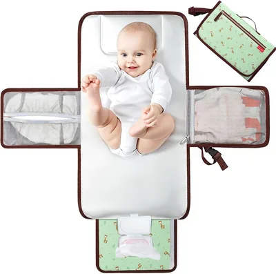 Lekebaby Portable Nappy Changing Mat 12% Off