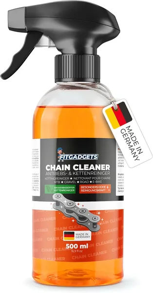 Fitgadgets Cyklkettelrengare i Spryflaskan 500ml - Kettelrengare med Citronväskor für Elektrisk Cykel, MTB, Grav