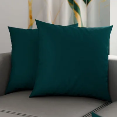 PETTI Artigiani Italiani - Copricuscini 40x40 cm in Microfibra, per Arredamento Camera da Letto e Divano, Set 2 Cuscini