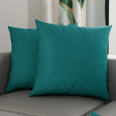 PETTI Artigiani Italiani - Copricuscini in Microfibra 40x40 cm per Divano, Letto, Set di 2 Cuscini