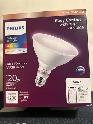 Philips PAR38 LED Smart Wi-Fi Color Bulb