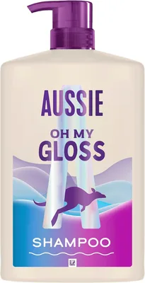 Shampoo Aussie Oh My Gloss 1000ml: Capelli Secchi e Opachi con Bacche di Fragola Bianca Australiana - Senza Solfati, Sconto 31%