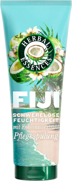 Herbal Essences Fiji Conditioner for Weightless Moisture 2 x 250 ml with Coconut Extract