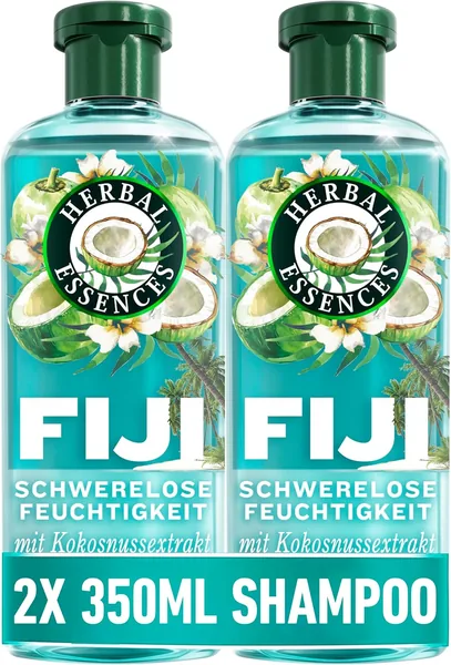 Herbal Essences Fiji Shampoo for Weightless Moisture 350 ml with Coconut Extract