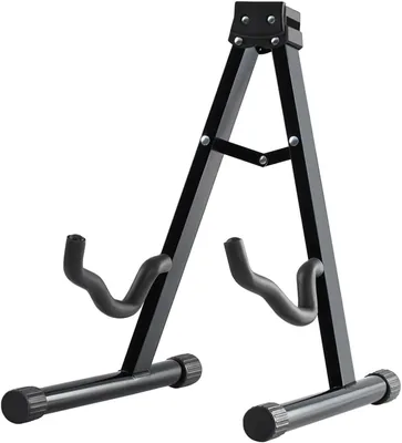 Foldable Guitar Stand - Metal A-Frame Floor Holder Best Deal