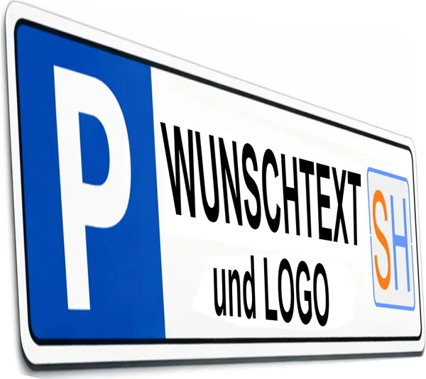 SCHILDER HIMMEL Parking Sign Personalised