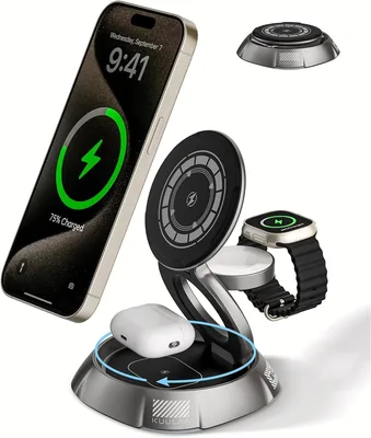 Kuulaa Mag-Safe 3 i 1 Laddad Dock für iPhone - Best Deal