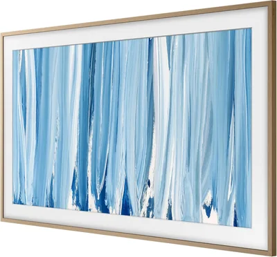 SAMSUNG The Frame 75 Inch TV + Wood Teak – 11% Off