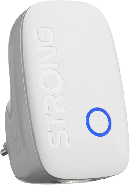Stark WLAN-Verstärker AC1200 für Steckdose - Dualband-WLAN-Wiederholer & Internetverstärker mit WPS, LAN-Anschluss, Zugriffspunkt, Stro