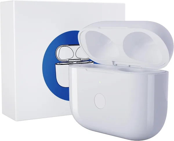 Étui de charge sans fil de rechange Lucky pour AirPods Pro 1 et 2, 660mAh avec bouton Bluetooth - Meilleure offre
