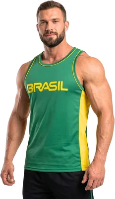 Regata Masculina Brasil Academia Fitness: Conforto e Estilo para Treinos