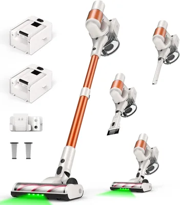 Cordless Vacuum Cleaner 22% Off: 110 Min Runtime, 600W, LED Display