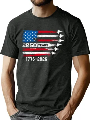 USA 250th Anniversary Men's T-Shirt - Patriotic 4th of July Shirt