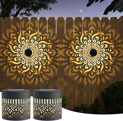Taechalingo 2 Pack Mandala Decorative Solar Lights - Meilleures Offres