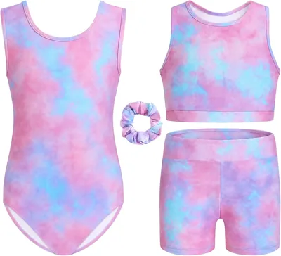 Gogokids Girls Gymnastics Leotard Set Floral Print Best Deal