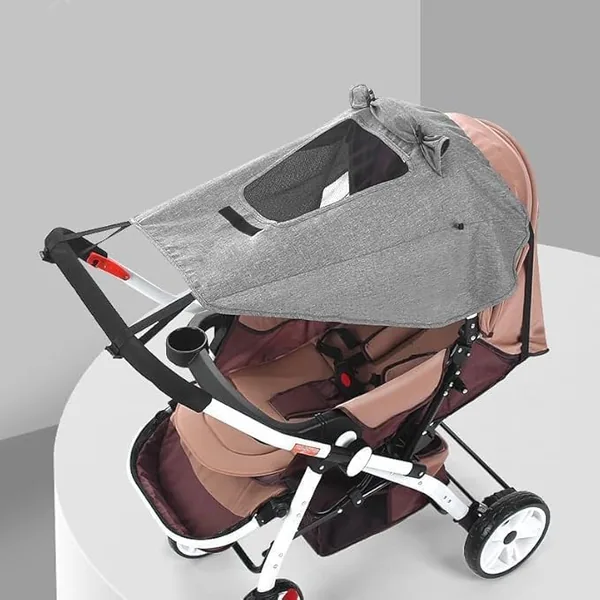 Universal Baby Sunshade - Water Resistant UV50+ Protection for Pram Strollers