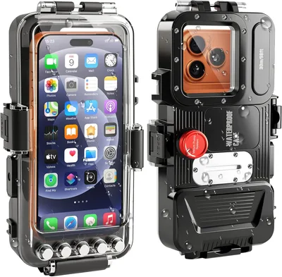 Funda Impermeable Profesional para Teléfono, Universal de Fotografía, Compatible con iPhone 17/1, Resistente al Agua hasta 30M - Mejor Oferta