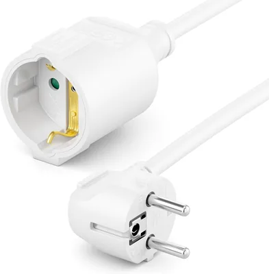 deleyCON 3m Kabel Zasilający z Ochronnym Stykiem 16A 3680W - Najlepsza Cena