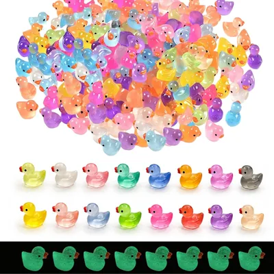 Pack of 120 Mini Luminous Ducks Resin Best Deal