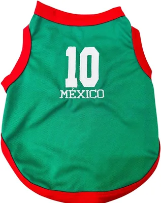 Camiseta de México para Mascota MAYPET Talla Grande (Razas Pequeñas) - Mejor Oferta