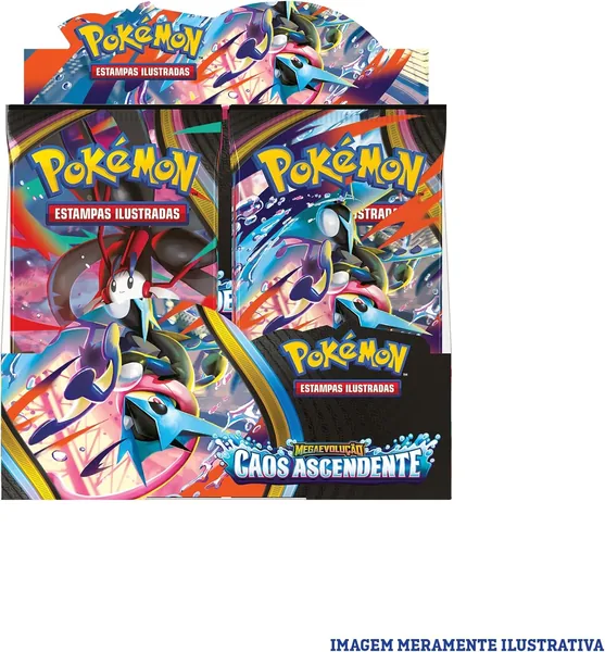 Pokémon TCG: Mega Evolução - Caos Ascendente - Display de Booster - Português | 25% de Desconto