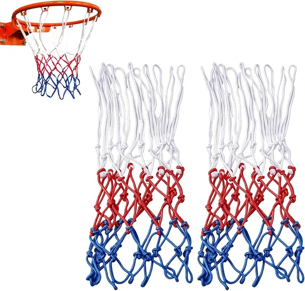 Horyue 2 Pack Basketball Net Heavy Duty Replacement