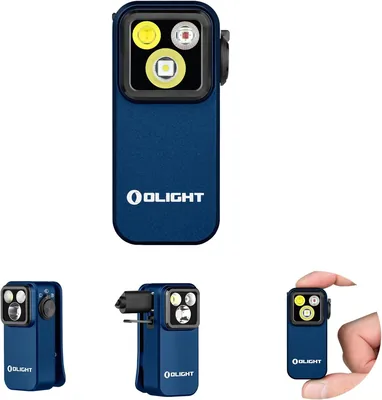 OLIGHT Oclip Pro Mini LED Taschenlampe mit Flutlicht, fokussiertem Licht und Rotlicht - 500 lm, USB-C aufladbar, IPX6 wasserfest - 40% Rabatt
