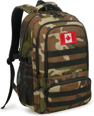 30L Tactical Camo Backpack Boys 900D Military Schoolbag - Best Deal