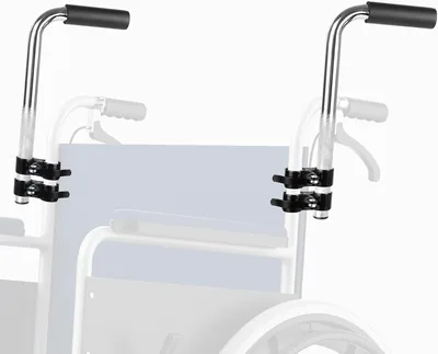Liropau 2x Uchwyty Przesuwne na Kółka Inwalidzkie - Uniwersalne Akcesoria do Wózków, Best Deal