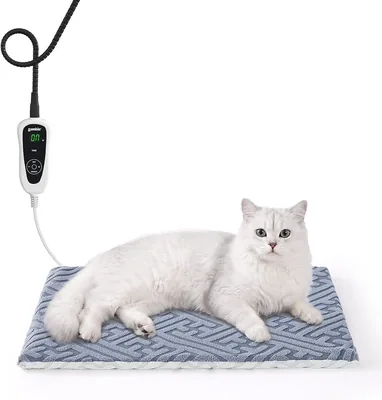 ZOMISIA Cat Heating Pad - 11 Temp & 25 Timer Settings Best Deal