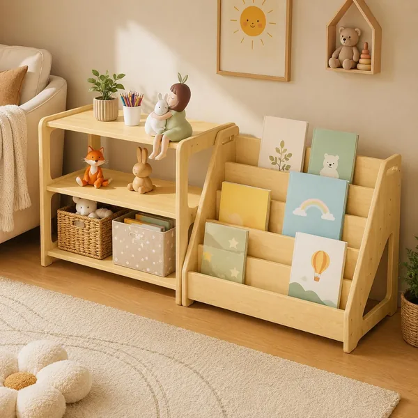 Montessori Storage Organizer 2 Piece Set