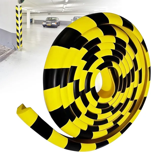 Protection des bords en mousse pour fauteuils haute chaise de bébé, 5 m, jaune et noir - Meilleures Affaires