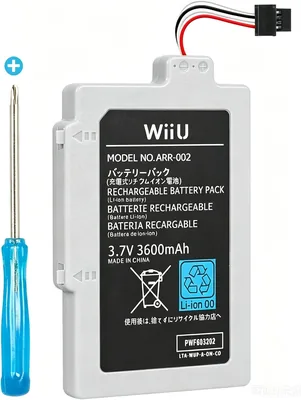 بطارية نيو محسنة 3600mAh لجهاز ألعاب Wii U، بطارية ليثيوم أيون قابلة للشحن لاستبدال جهاز Nintendo Wii U Gamepad WUP-010 WU