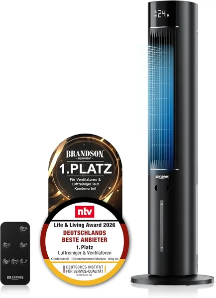 Sieger Fans and Air Cooler 2026 Brandson Tower Fan