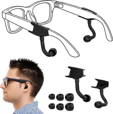 HiBloks Voice Privacy Ear Tips for Ray-Ban Meta Wayfarer/Skyler/Headliner Gen 2, Best Deal