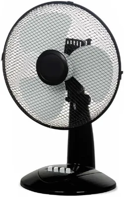 Empotec Ventilateur de Table, 30 cm, 45 W, 3 Niveaux de Vitesse, Base Oscillante, Noir - Meilleur Prix