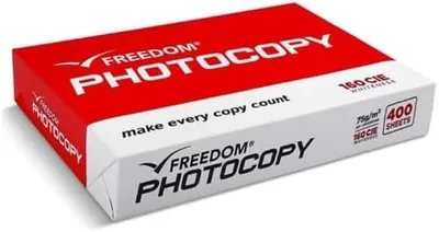 Freedom Photocopy Paper A4 75gsm 160 CIE Whiteness 400 Sheets