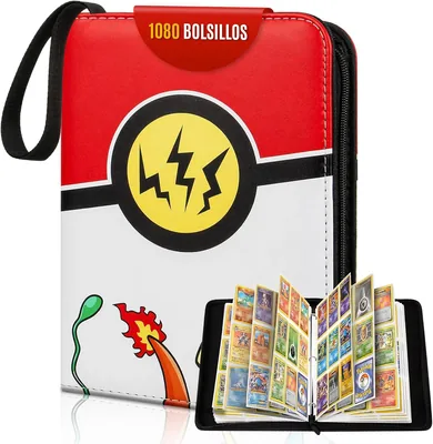 Álbum de Tarjetas de Juego CABAPLUS® Premium 1080 Cartas | Anilla Profesional con 60 Páginas Integradas y Fundas | Álbum de Tarjetas TCG