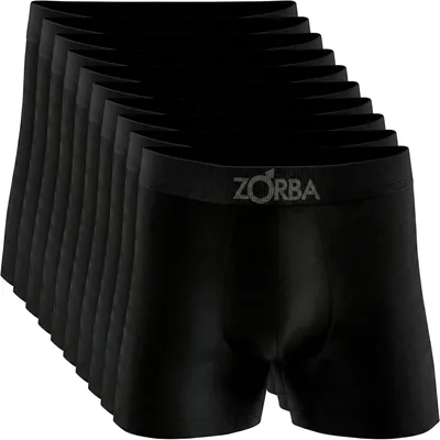 Kit 10 Boxers Zorba de Algodão Sem Costura - Toque Fresco Max Fresh Masculina | Melhor Preço
