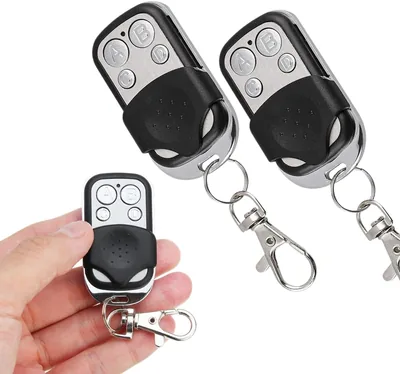 Kit 2 Controles Remotos para Portão Eletrônico 433MHz | Duplicador Universal 4 Botões | Compatível com Alarmes, Portões e Cer