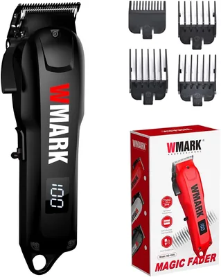 Máquina Para Cortar Cabello Profesional 7500RPM Cortadora De Pelo Maquinilla Inalámbrica para Hombre, Kit D - 12% de Descuento