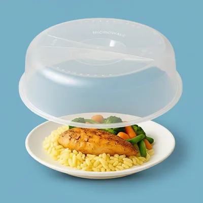 Microwave Cover Splatter Guard Lid, 27cm BPA-Free, Dishwasher Safe
