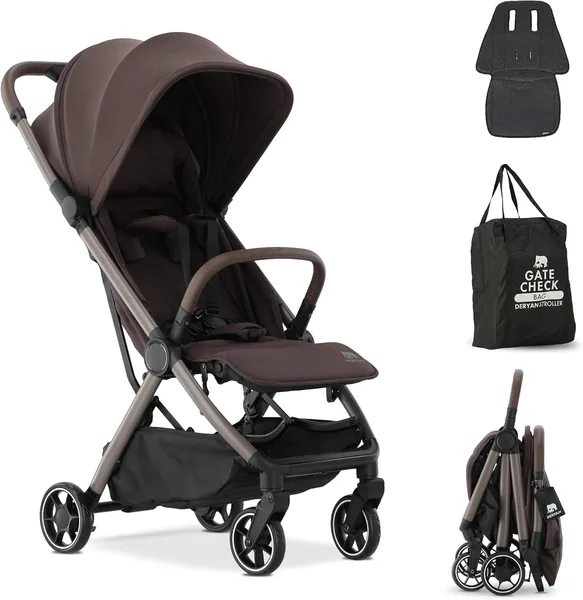 Deryan AIR Travel Buggy dla dzieci od 0 do 4 lat, ultralekki i składany, Best Deal