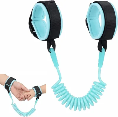WUMZIRA Camiseta para Niños, 1.5 m Antiperdida de Brazalete, Bebé Arnés para Caminar Seguro, Al Aire Libre