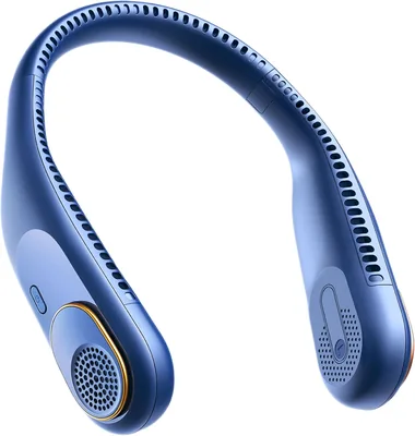 Ventilateur de cou SWEETFULL portable, 5200mAh rechargeable sans lame USB 360° pour voyage - Meilleur Prix