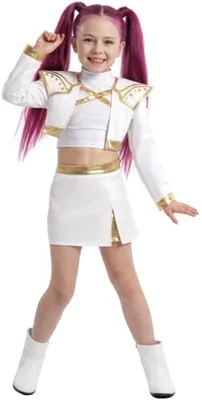 Disfraz ZZ K-Pop Cantante Blanco para Niñas - Mejor Oferta