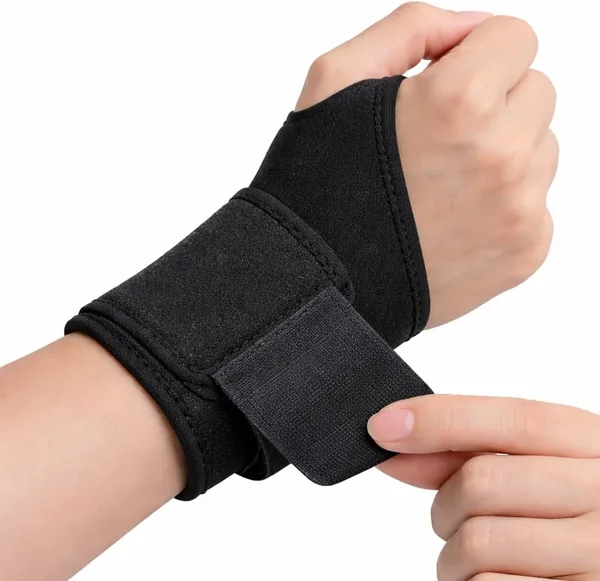 Munhequeira Ajust vel de Alta Compress o em Neoprene - Suporte para Punho
