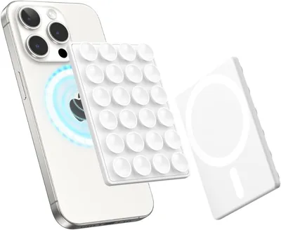 Soporte Magnético para Teléfono Celular con Ventosa y Adhesivo de Silicona - Mejor Precio