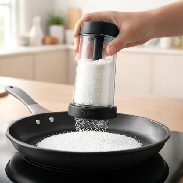 Tapioqueira Polvilhador para Tapioca 500g com Peneira Manual Integrada Dispenser para Goma e Farinha F cil de Usar e Limpar Ideal para Panquecas Receitas Saud veis